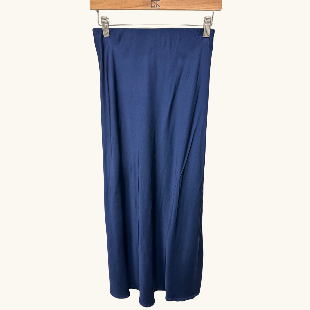 Navy Blue Maxi Skirt