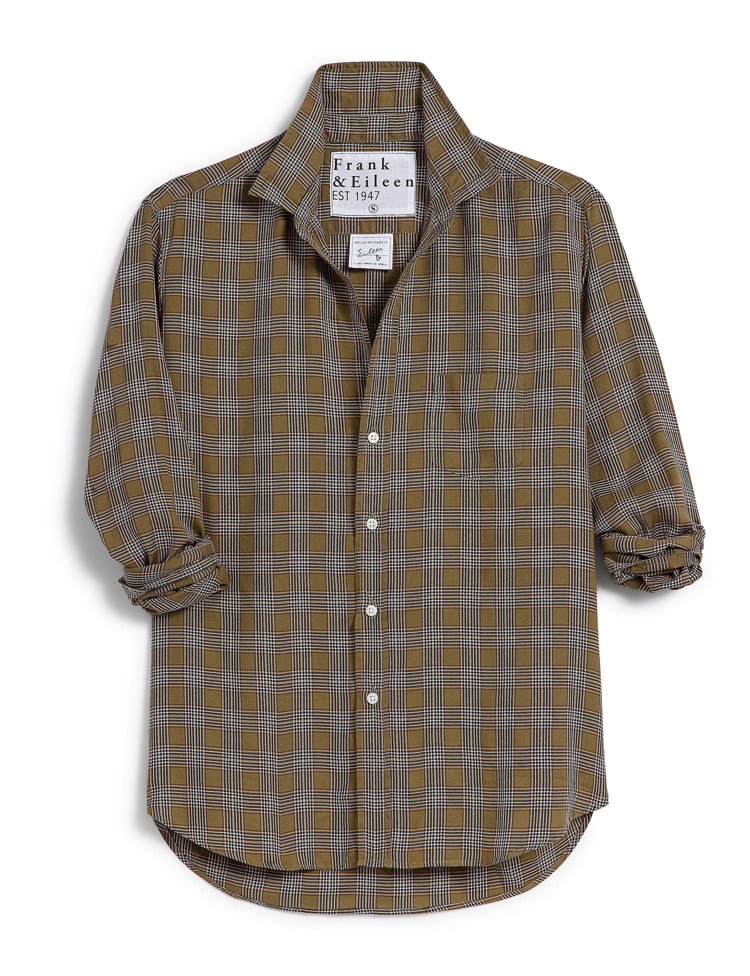 Eileen Plaid Relaxed Button-Up Shirt