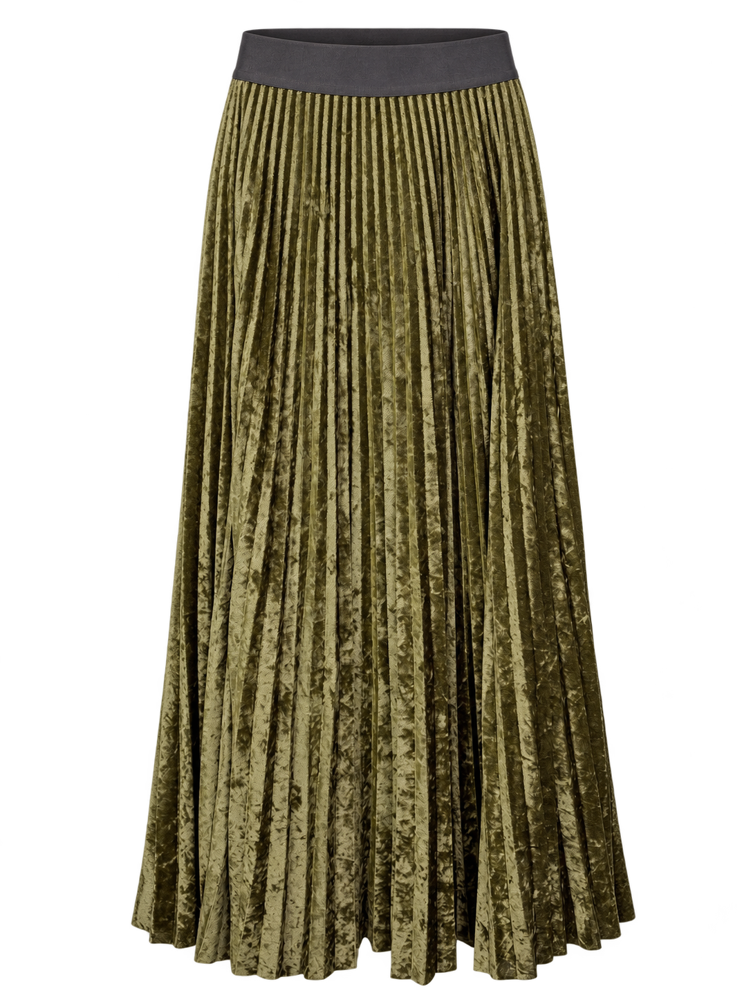 Soleil Plissé Tulle Midi Skirt
