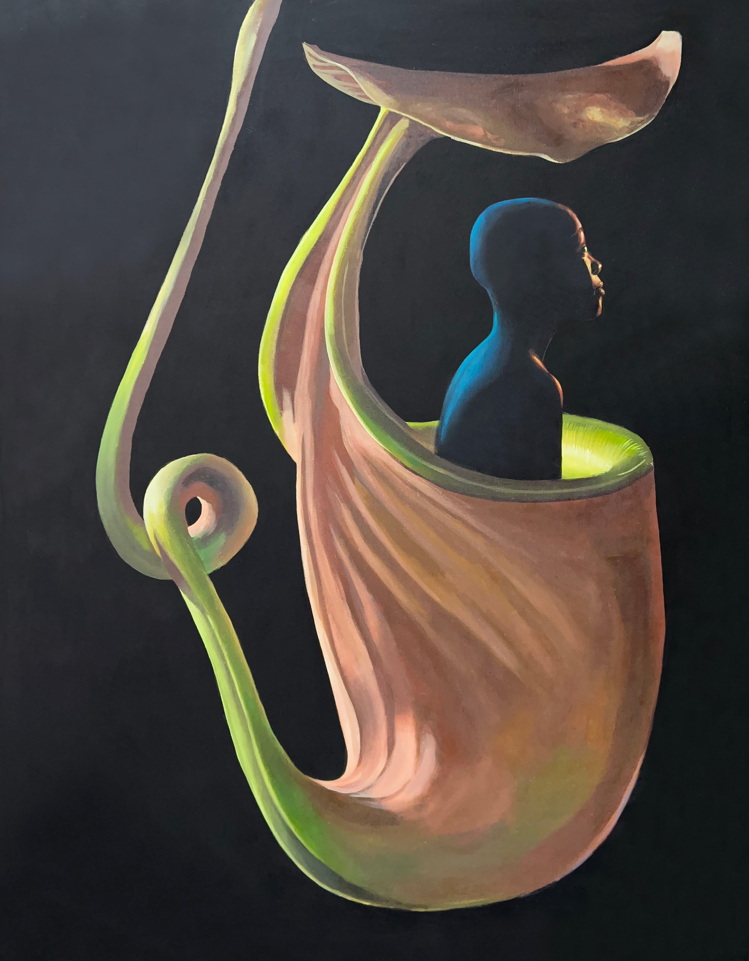 Birthed 
48in x 60in
Acrylic on Canvas