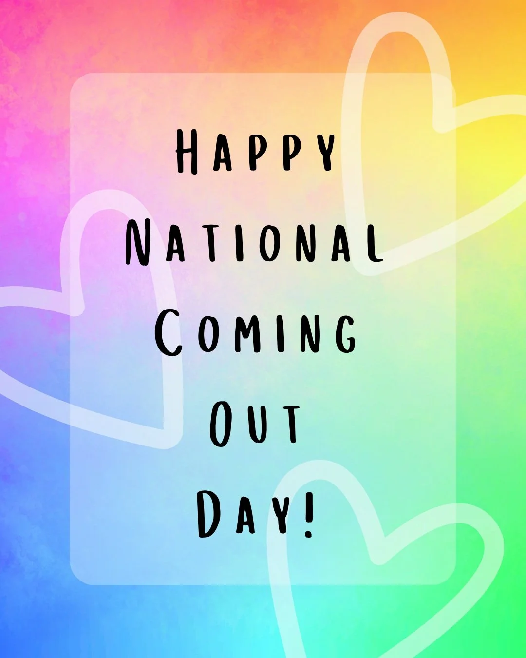 Happy National Coming Out Day!

❤️🧡💛💚💙💜🖤🤎🩵🩷🤍

#nationalcomingoutday #lgbtqiaplus #lgbtqia #ncod