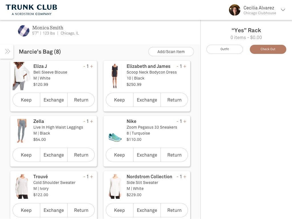 Appointment Flow - Scanned Items
