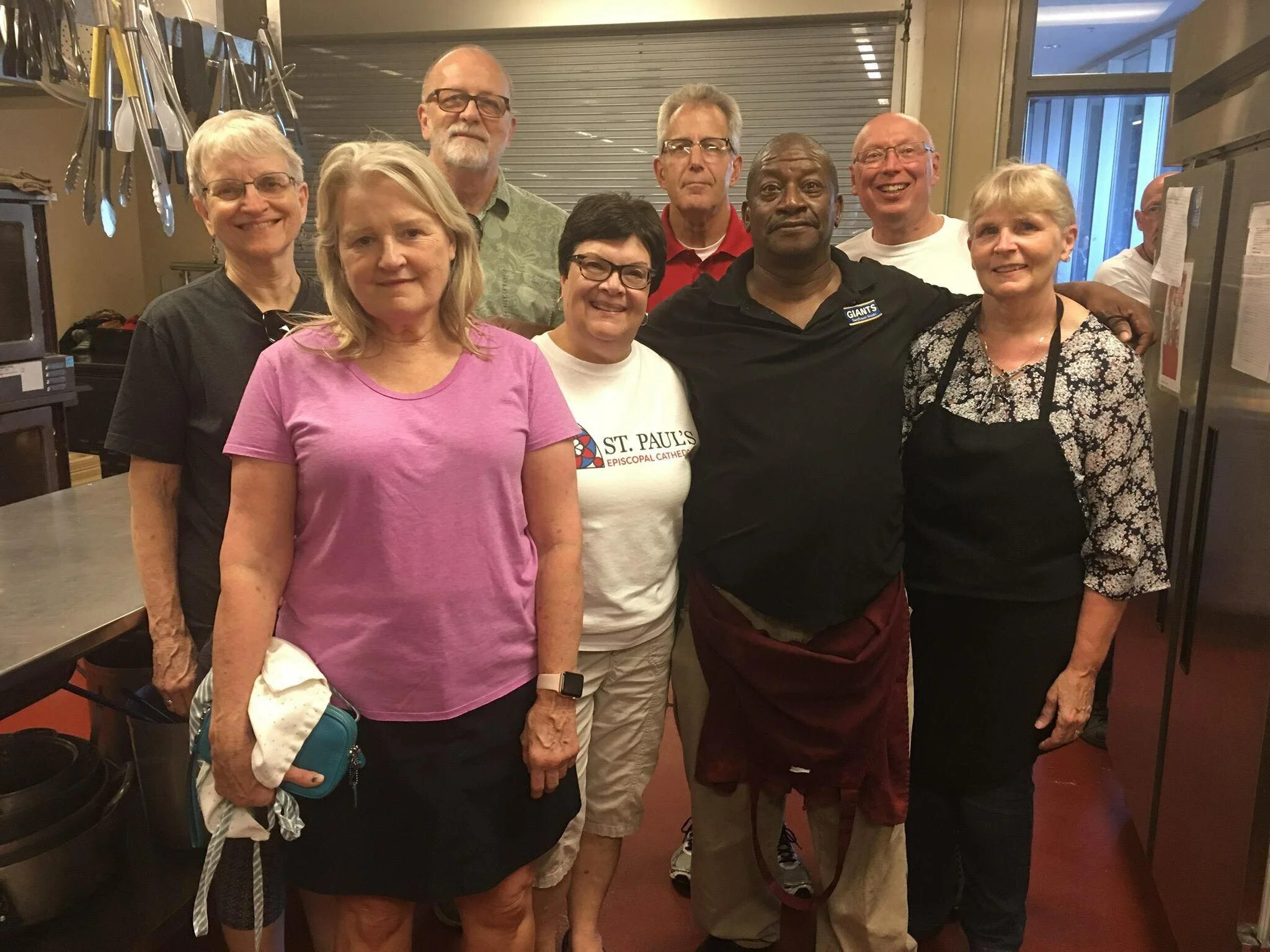 St. Paul's volunteers serving the community