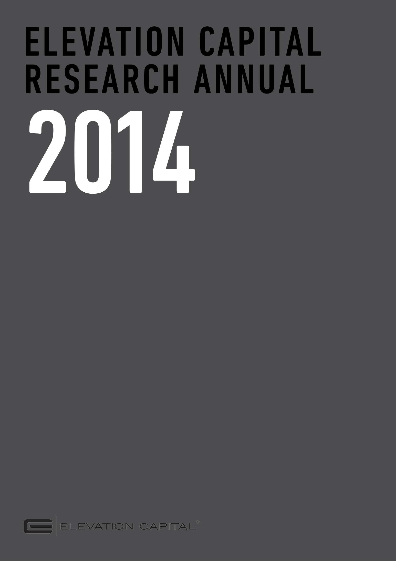 Research Annual 2014