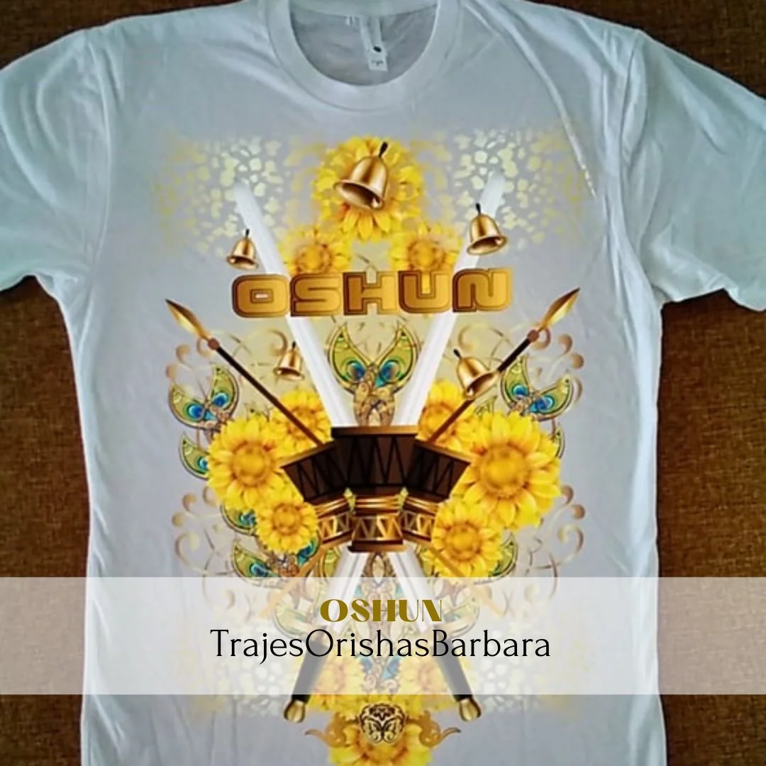 OSHUN/Espadas Camiseta de OSHUN para hombre/Camiseta de manga corta/Sublimación/Made in MIAMI