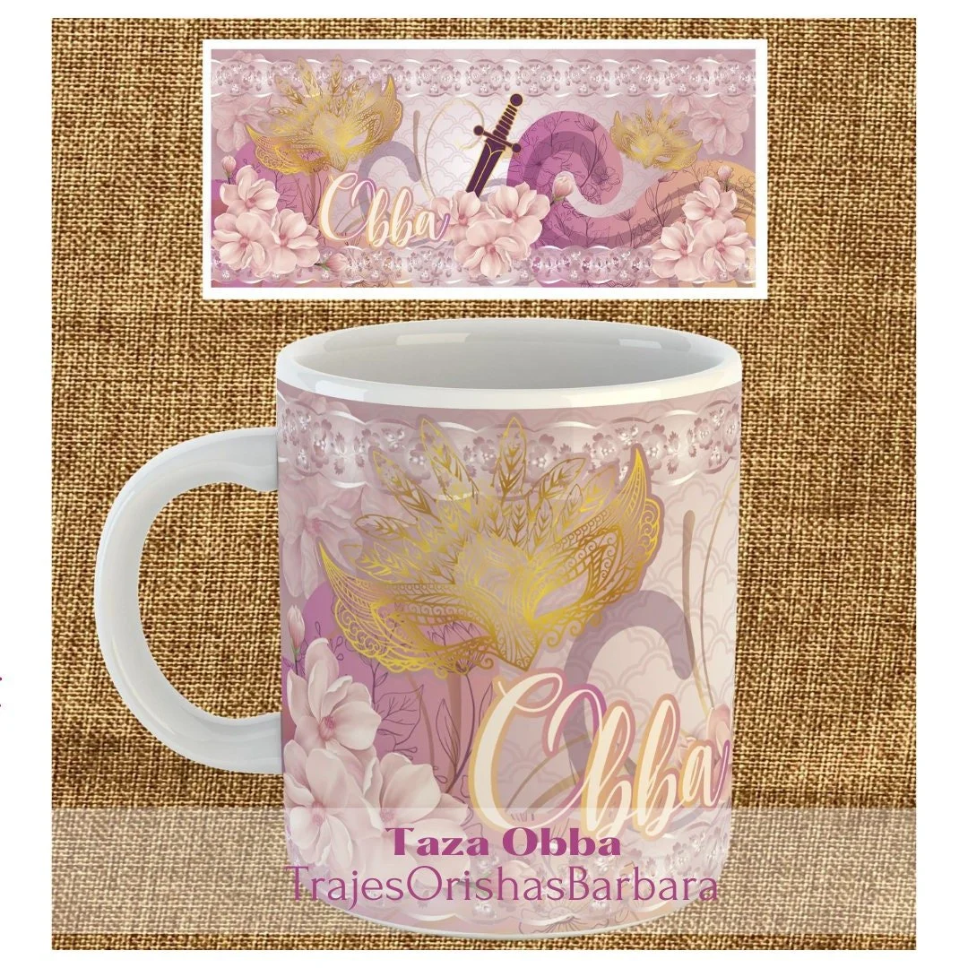 Obba/Taza Obba/ Mug 11 Oz/Special Gift/Ceramic /Microwave and Dishwasher Safe /Lead Free/ Handmade/ MadeinUSA.