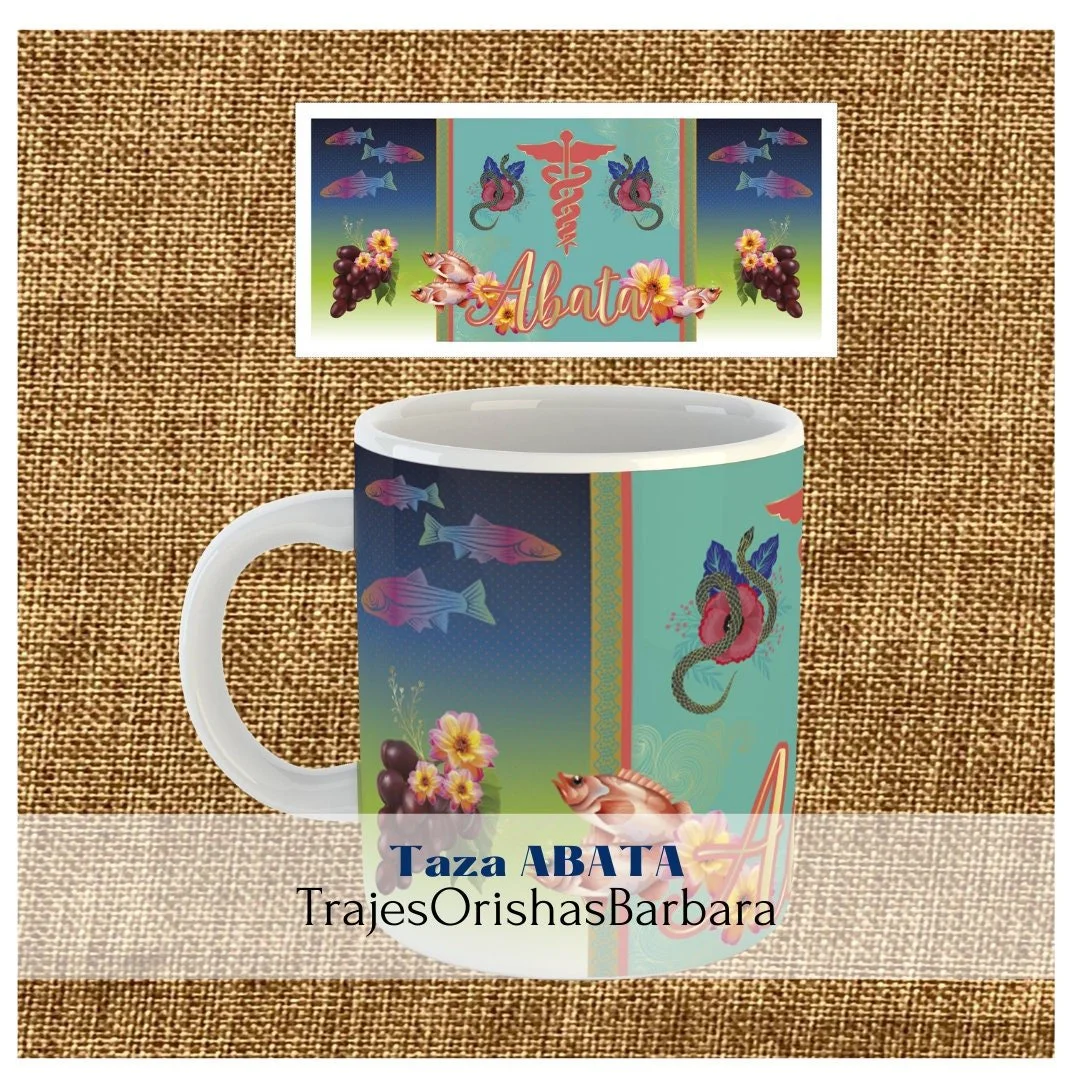 Abata/Taza para Abata/ Mug 11 Oz/Special Gift/Ceramic /Microwave and Dishwasher Safe /Lead Free/ Handmade/ MadeinUSA.