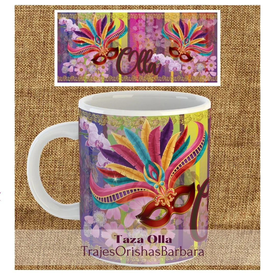 OyaYanza/Taza Olla/ Mug 11 Oz/Special Gift/Ceramic /Microwave and Dishwasher Safe /Lead Free/ Handmade/ MadeinUSA.