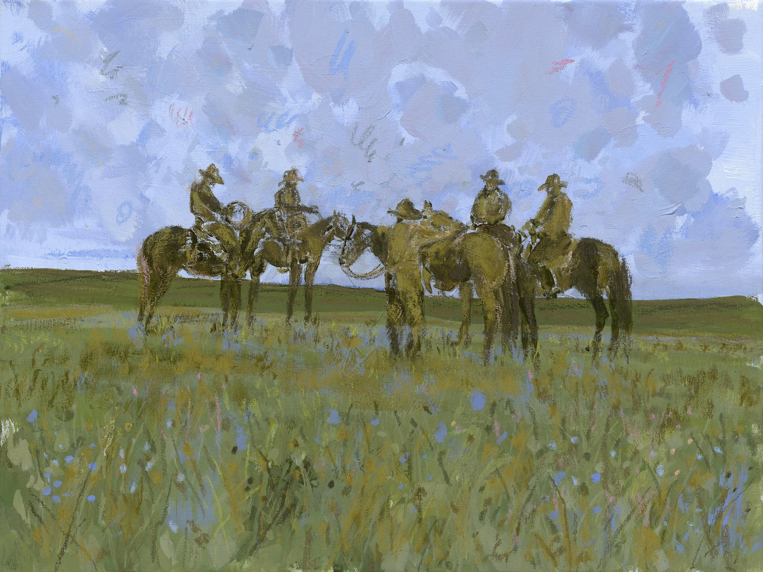 "Resting Ropers" Print