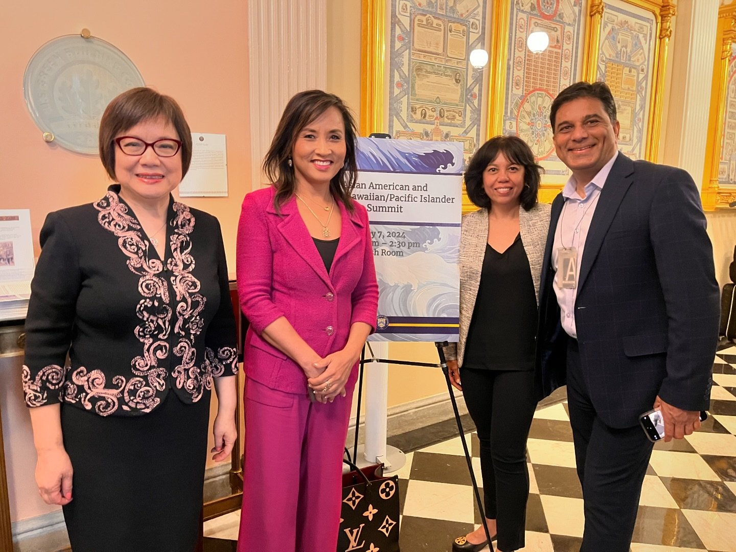 Happy AANHPI Heritage Month!

National ACE's CEO/President Chiling Tong spoke at the @treasurydept 2024 #AANHPI Economic Summit today. Tong is pictured alongside (from left) @nmsdchq President Ying McGuire, and National ACE boardmembers from @jpmorga