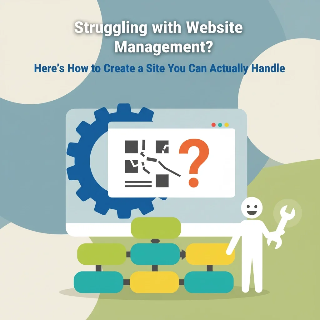Struggling with Website Management? Here's How to Create a Site You Can Actually Handle