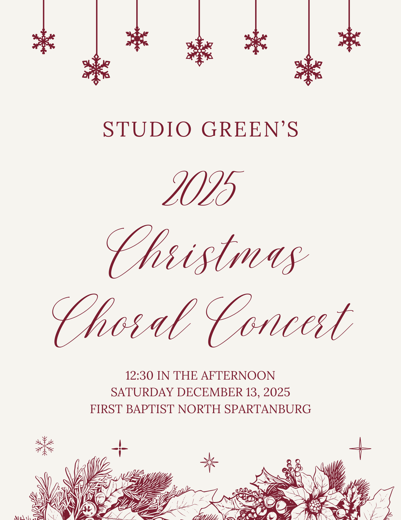 2025 Christmas Choral Concert
