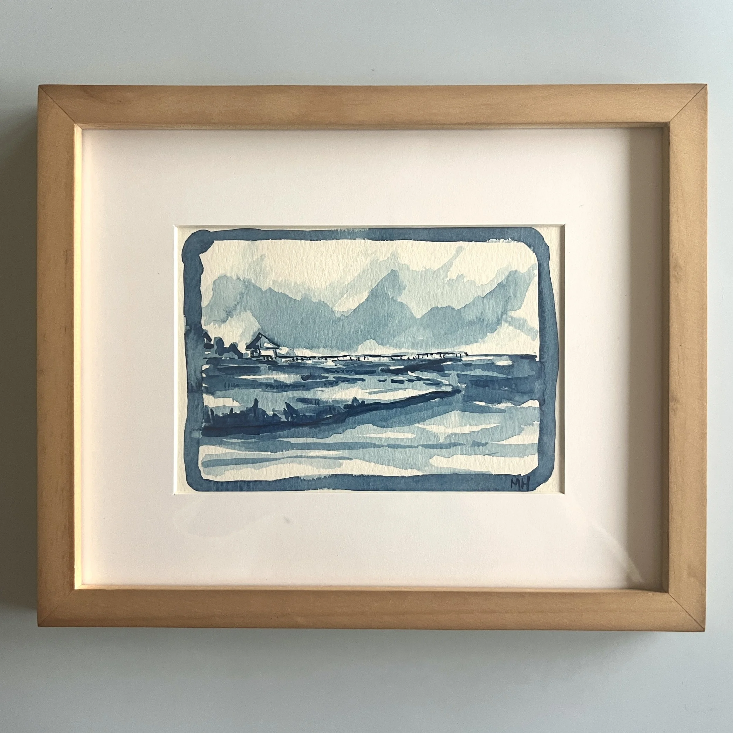 Blue Gazebo on the Bay