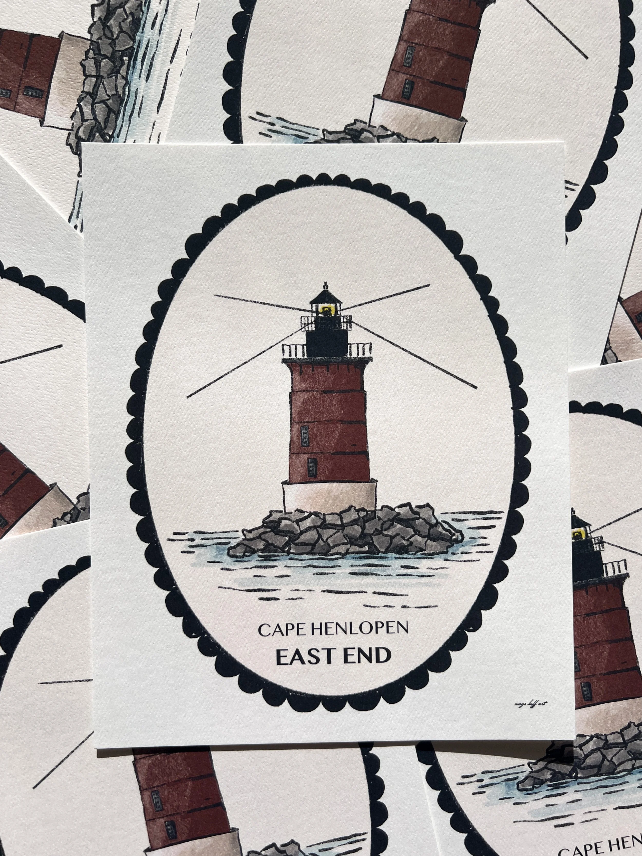 Cape Henlopen East End Lighthouse Poster