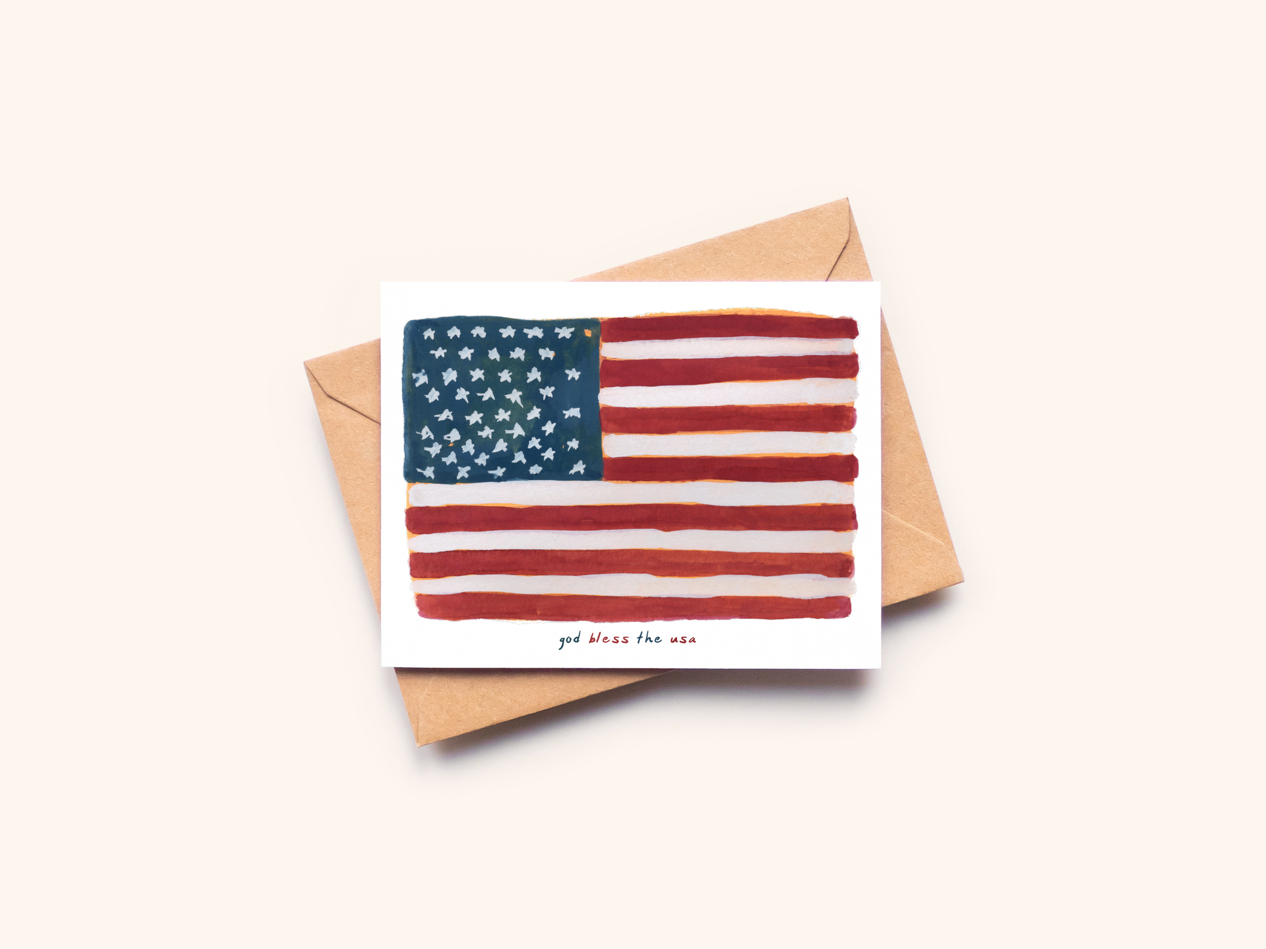 God Bless the USA Card