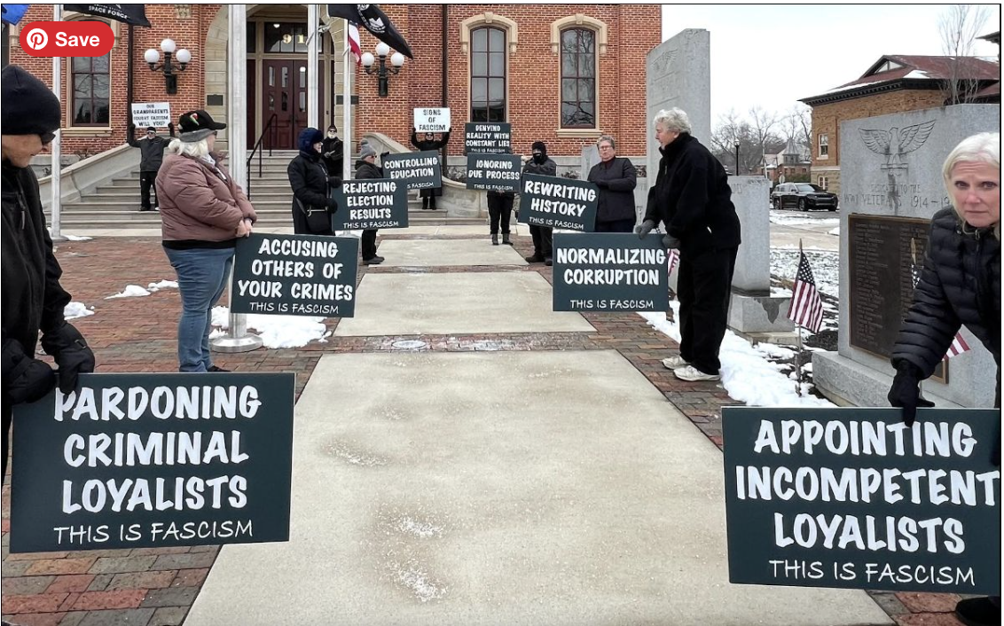 Signs of Fascism Protest