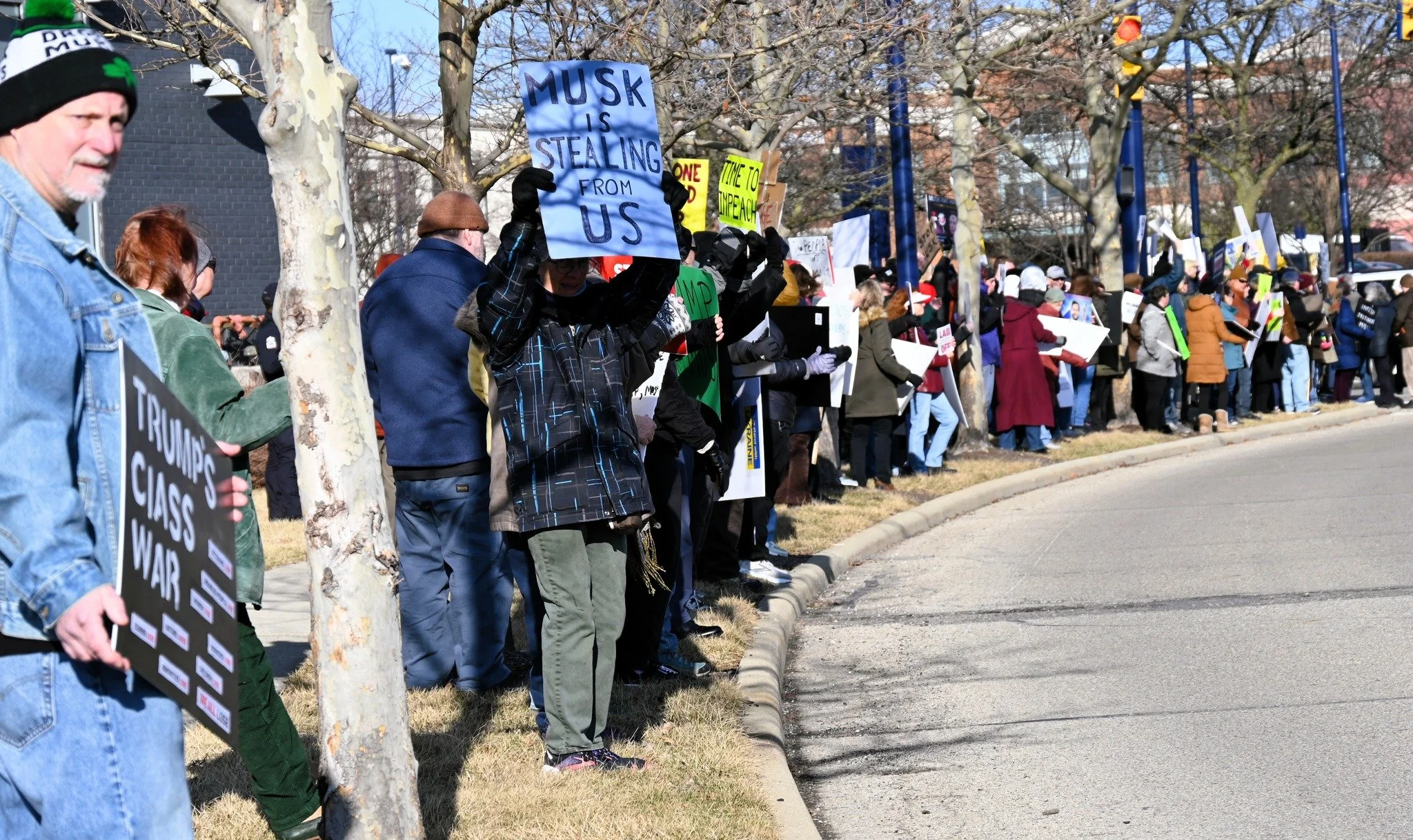 Hilliard Pop-Up Protest