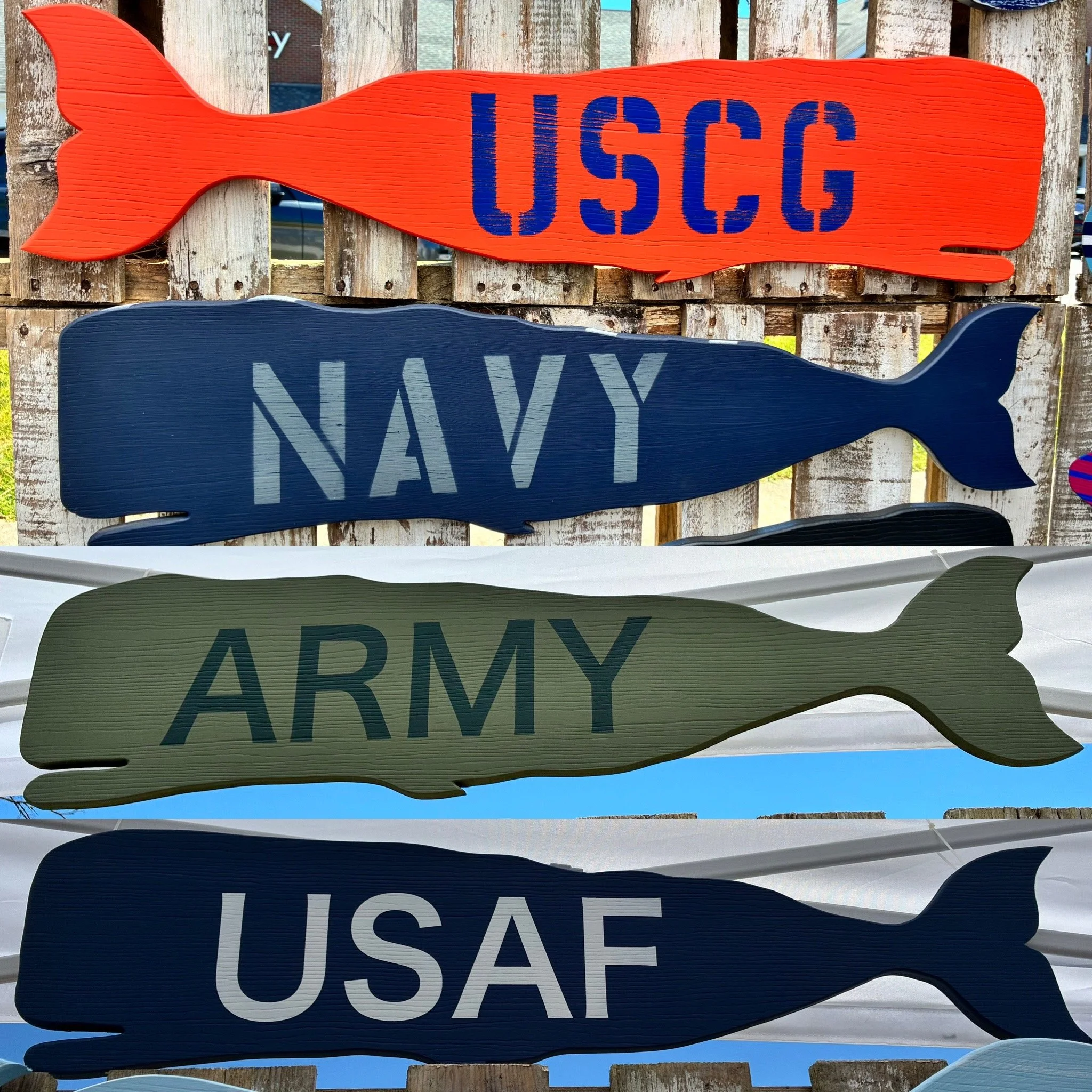 Military Whales in PVC