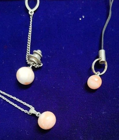 サンゴ加工体験