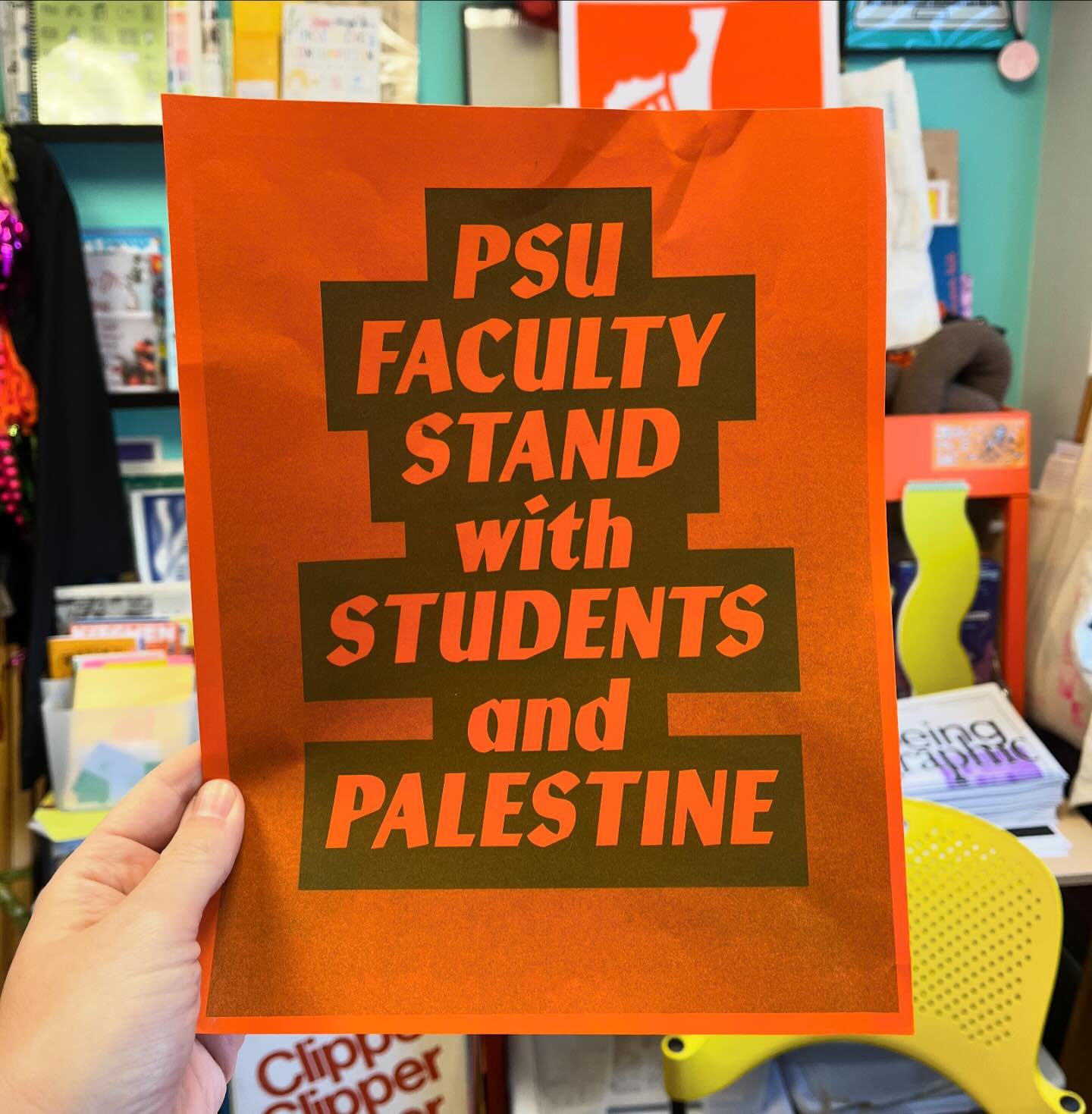 This week @outletpdx and @halfcourtstudio turned into the annex for @psugd students as campus was closed due to the protests. Sharing the space with all of these tremendous students is so powerful! Community is powerful! And print is powerful! @psugd