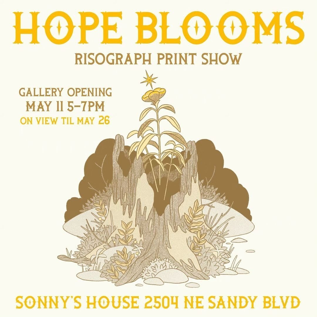 We are so excited to be printing up all of the wonderful prints for the upcoming riso show @sonnyshouseof! 
Repost &mdash;-&gt; @sonnyshouseof 
Join us for an evening of sweet thoughts and bright dreams at the gallery opening of Sonny&rsquo;s House&r