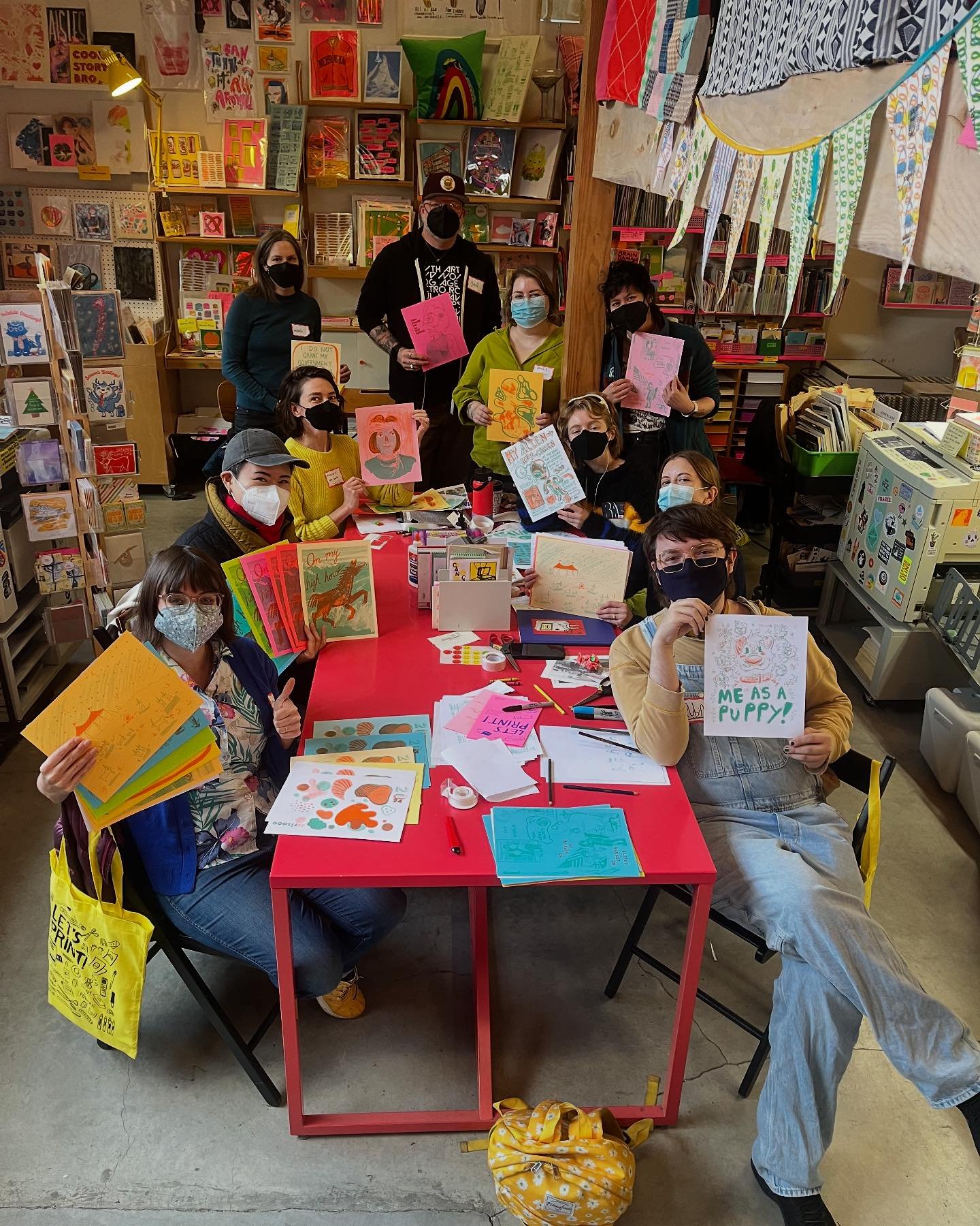 We had our LAST riso basics workshop of 2024 a few Saturdays ago! What a fun way to send out the year! Thanks to all who took a workshop with us this year&hellip;you make our world go round! 

Looking forward to more workshops in 2025! Pssst&hellip;e