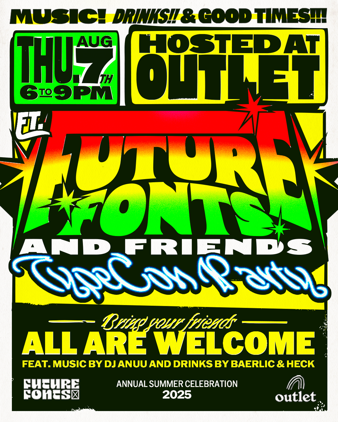 Future Fonts & Friends Typecon Party!