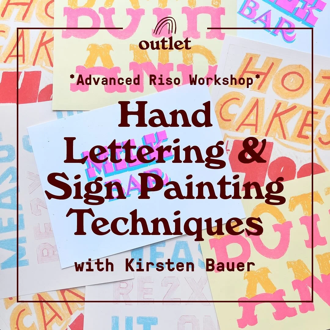 We love hosting workshops with @kirsten.m.bauer and you are in luck because another one is happening this Saturday, September 20th from 10-2! 🤩

Link to register in our bio! 🔗 

Join us for one of our more advanced risograph workshops! Learn some t