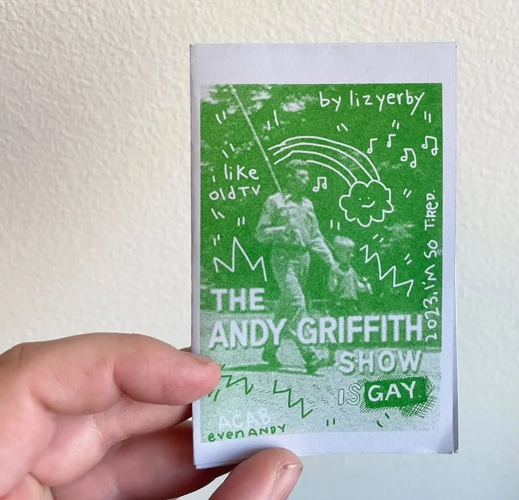 We love this one page, one color zine that @lizyerby created and printed a few years ago. 💚 

Repost: @lizyerby I made this zine a few years ago, but only just listed it in my shop.  It&rsquo;s just some quick regurgitated research about which actor