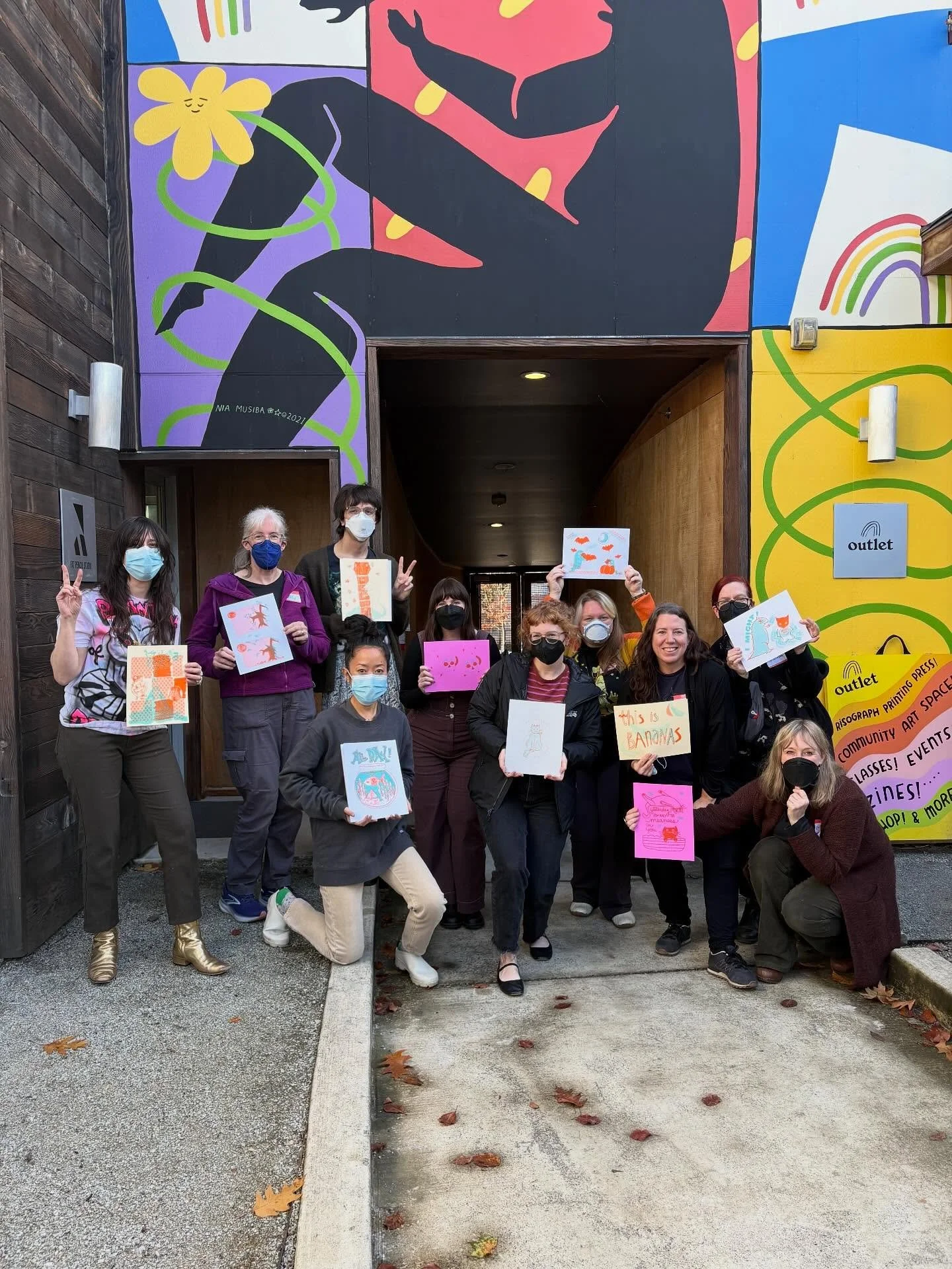 Hey hey! Thanks for a super Wednesday afternoon riso basics workshop! See you during open print hours! ⭐️⭐️⭐️⭐️⭐️