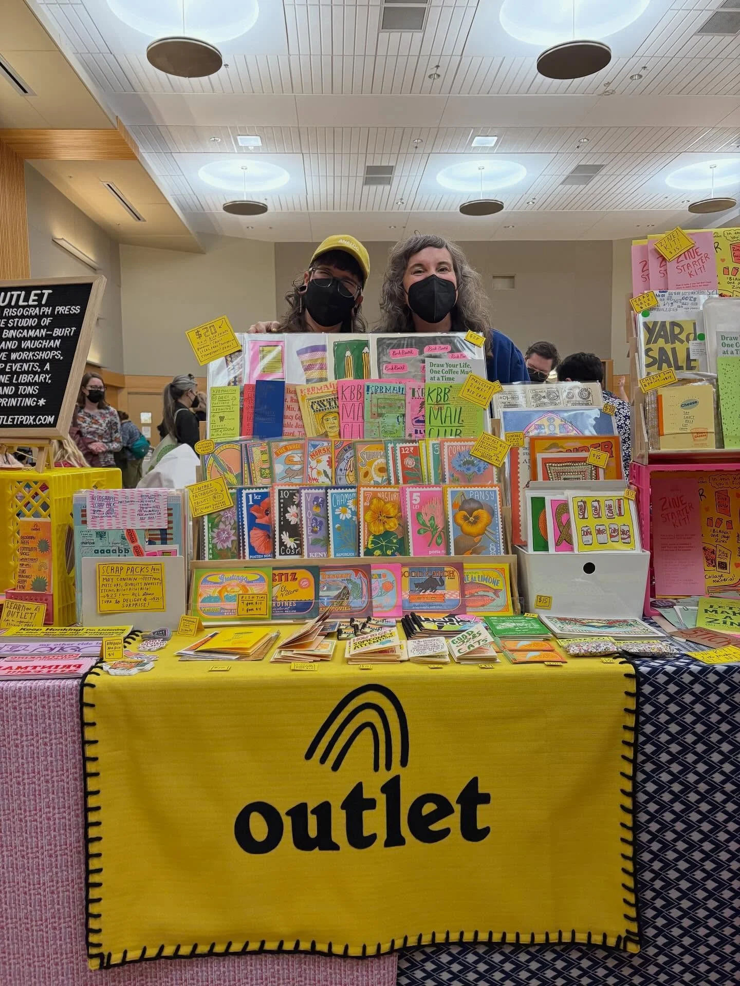 Come on down to @pdx_zines this weekend! 11-5! Tons of good folks and good zines!