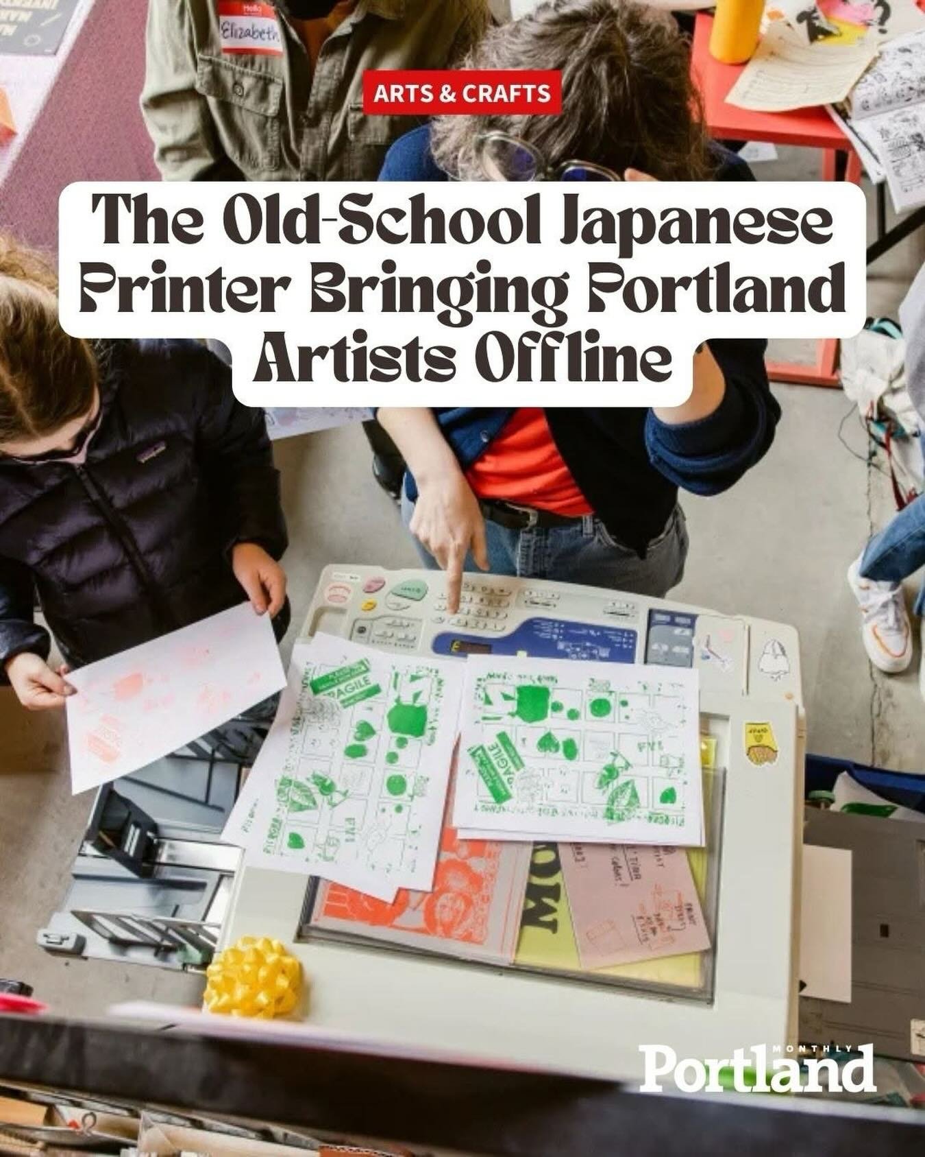 Huge thanks to @pomomagazine for interviewing us last month about our favorite thing&hellip;RISOGRAPH!

We also loved seeing riso shouts from @niamusiba @iprc_pdx @nun.studios.pdx @secretroompdx @risostudioarts.pdx and @borroweddice! 🤩

Also, big th