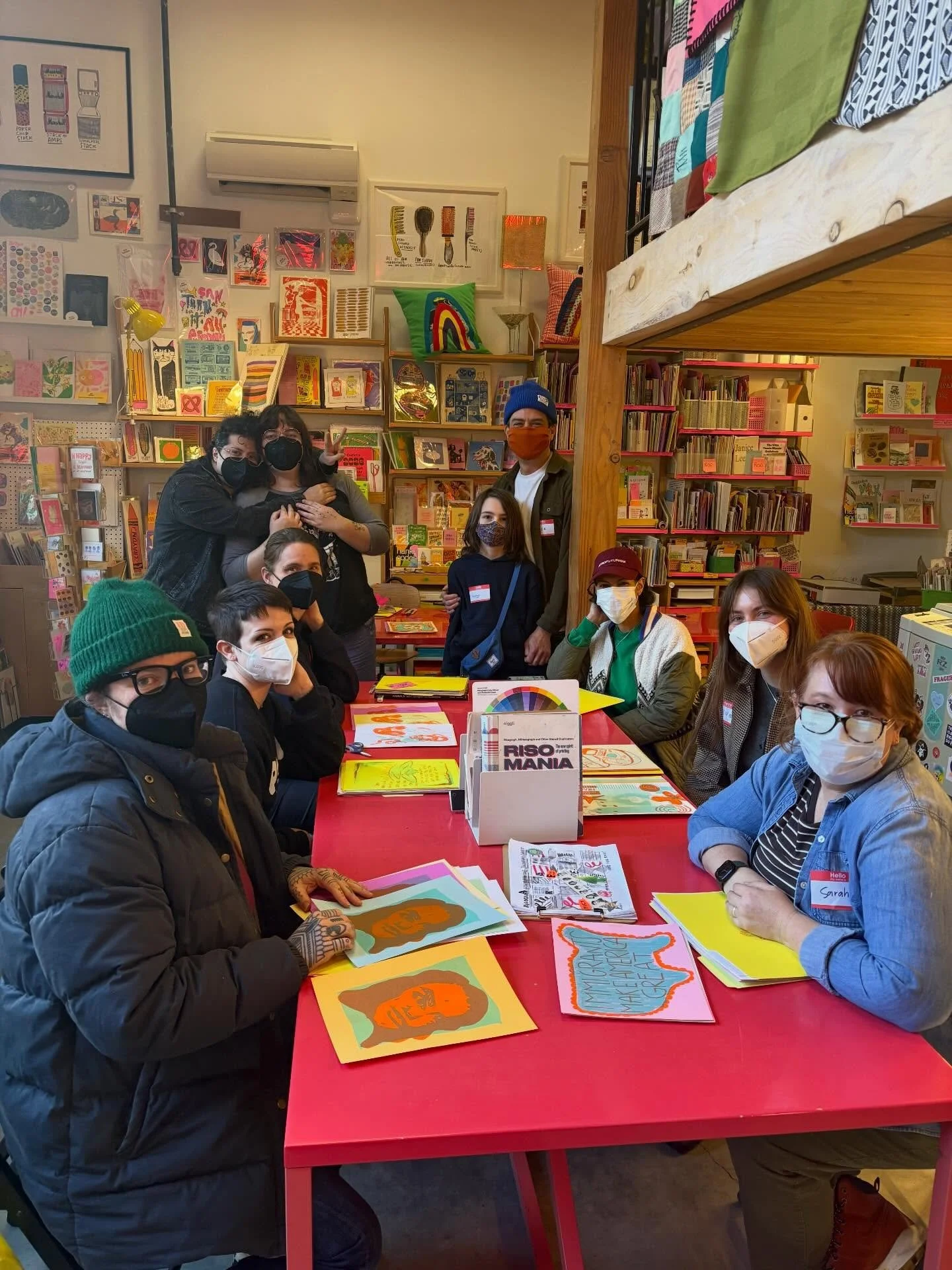 First riso basics of 2026 kicked off last Saturday! Thanks to this excellent crew for kicking off our workshop season! ‼️⭐️‼️