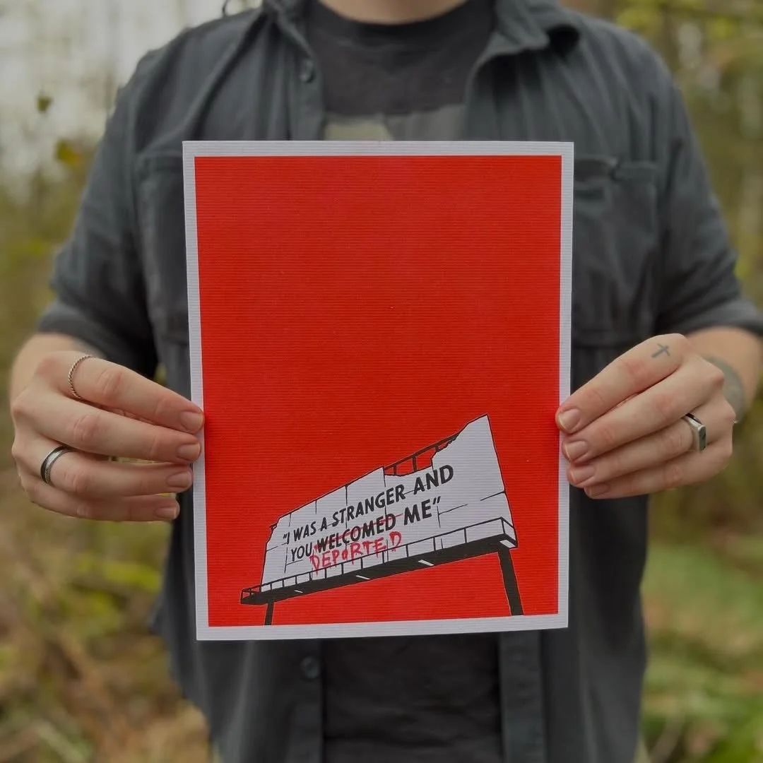 Excellent print by @theplanetstudio! Thank you for printing with us! 

Repost @theplanetstudio 100% of the profits from these prints will be donated to The National Immigration Law Center. Link for purchase in my bio!

Our neighbors being kidnapped a