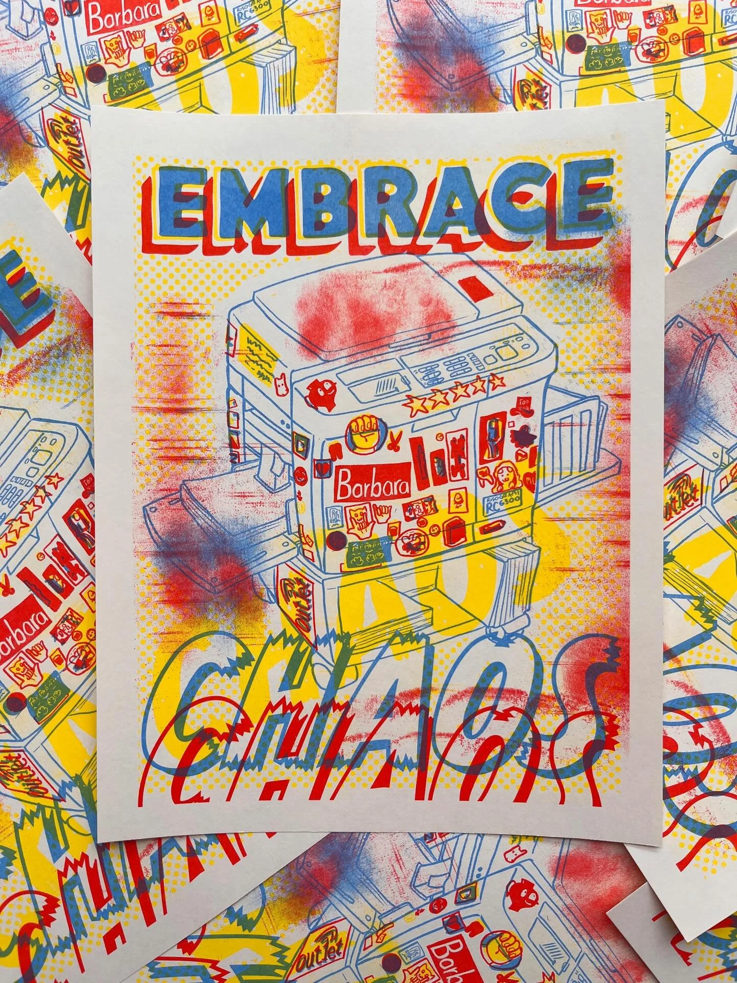 It&rsquo;s our next installment of participants and their prints from our Love Letter to Riso show! 

Image one: @korybing 
Image two: @renstrapp 
image three: @erikaschnatz 

Come out Friday night to pick up one of these prints at the opening @sonny