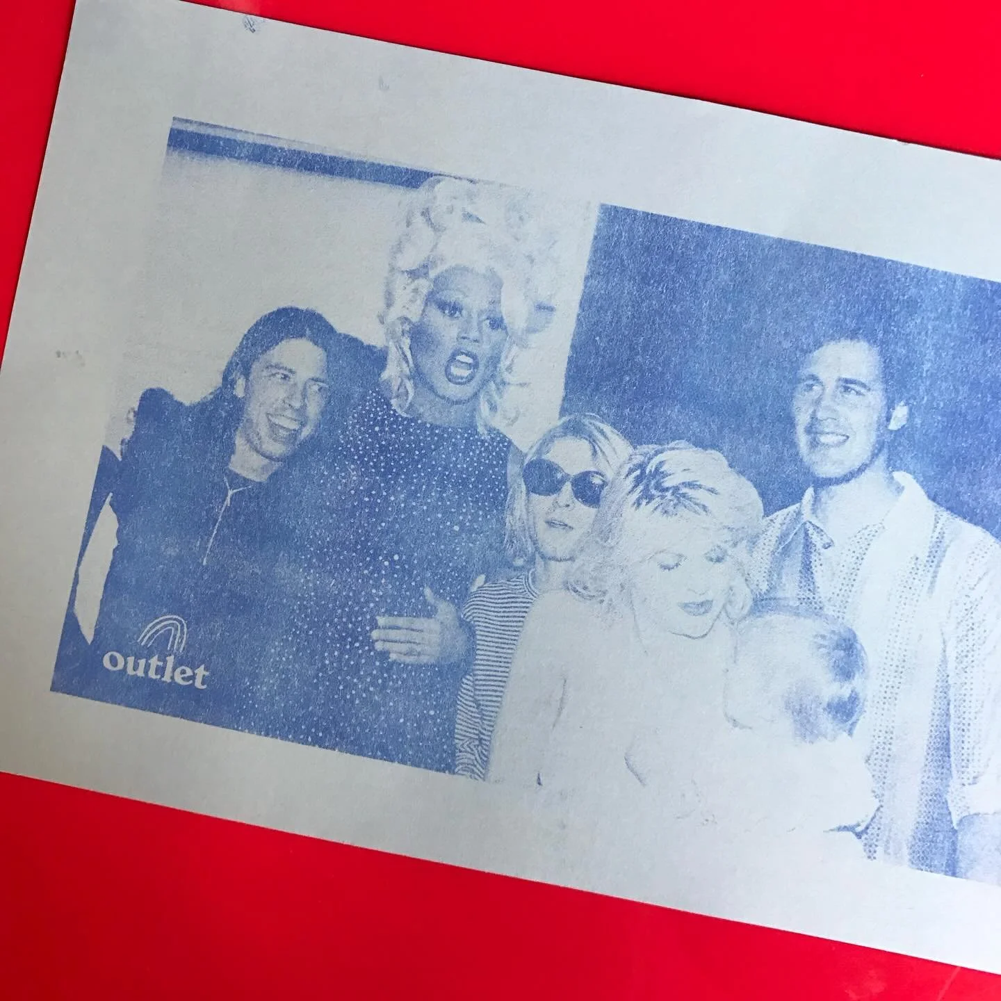 Promo for when we opened in 2017. I&rsquo;ve always loved this flyer.  Outlet print assistant @camesjasey printed up a stack of cornflower on light blue office paper to hand out for our 2017 grand opening celebration. (hi james, I adore you). 

I mig