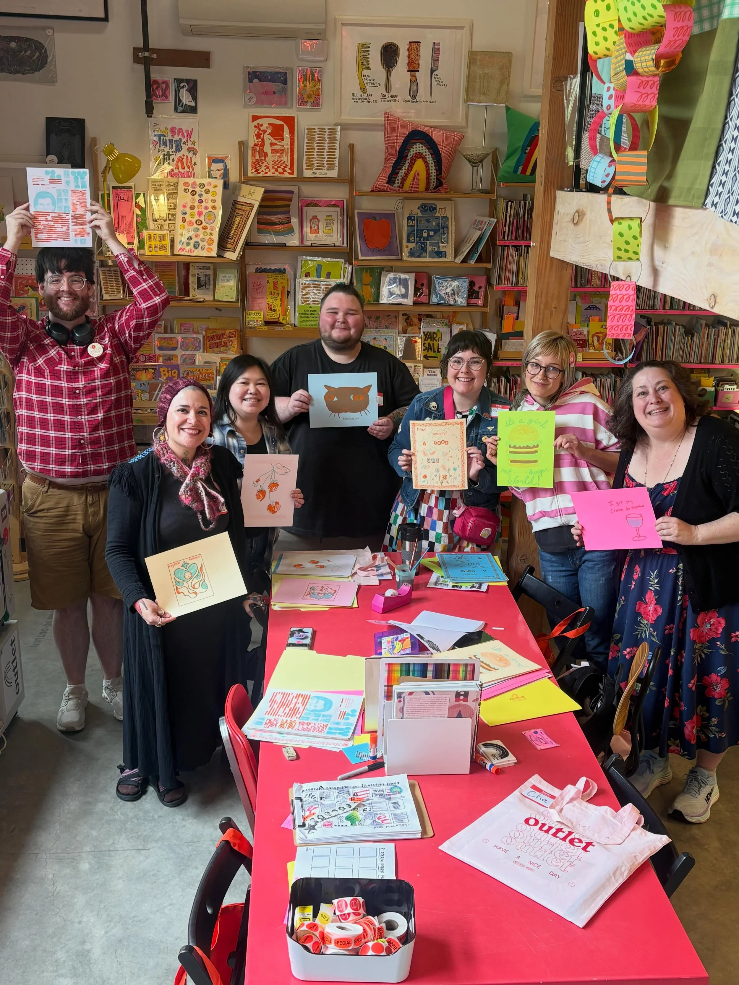 We just wrapped the first of two workshops with @stickerninja! Thanks for coming in and having an offsite with us!! Also! If you need stickers printed, Sticker Ninja is a great place to make your sticker dreams come true!