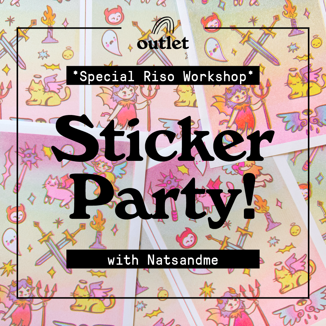 Sticker Party! A Riso Printed Sticker Workshop