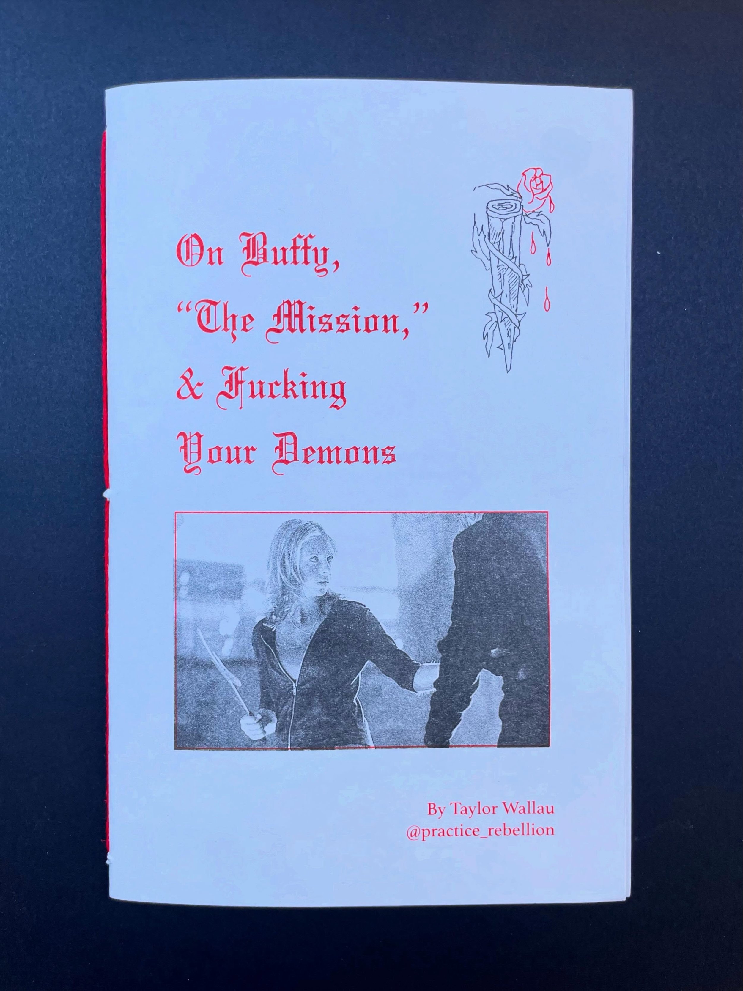We love Buffy and we love this zine made by @practice_rebellion and printed with us a few weeks back! DM them to purchase! 

Repost @practice_rebellion 🥀 𝕭𝖚𝖋𝖋𝖞 𝖅𝖎𝖓𝖊 𝕯𝖗𝖔𝖕 🥀

🖤 I watched Buffy for the first time this past winter and lov