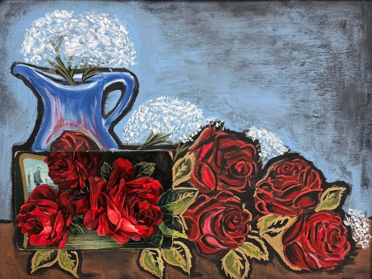Nautical Roses (11x14")