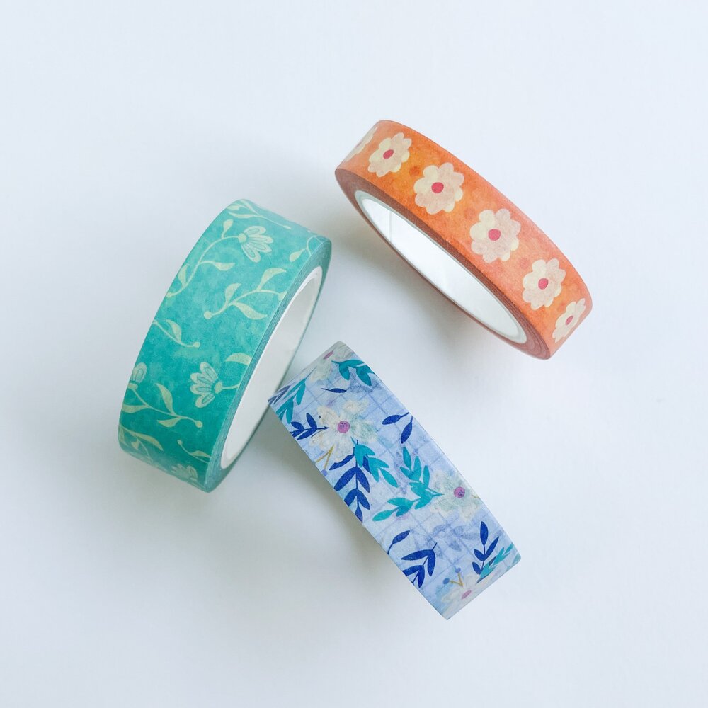 Washi Tape - Floral Bundle (3 Pack) — SEEK TO SPRING