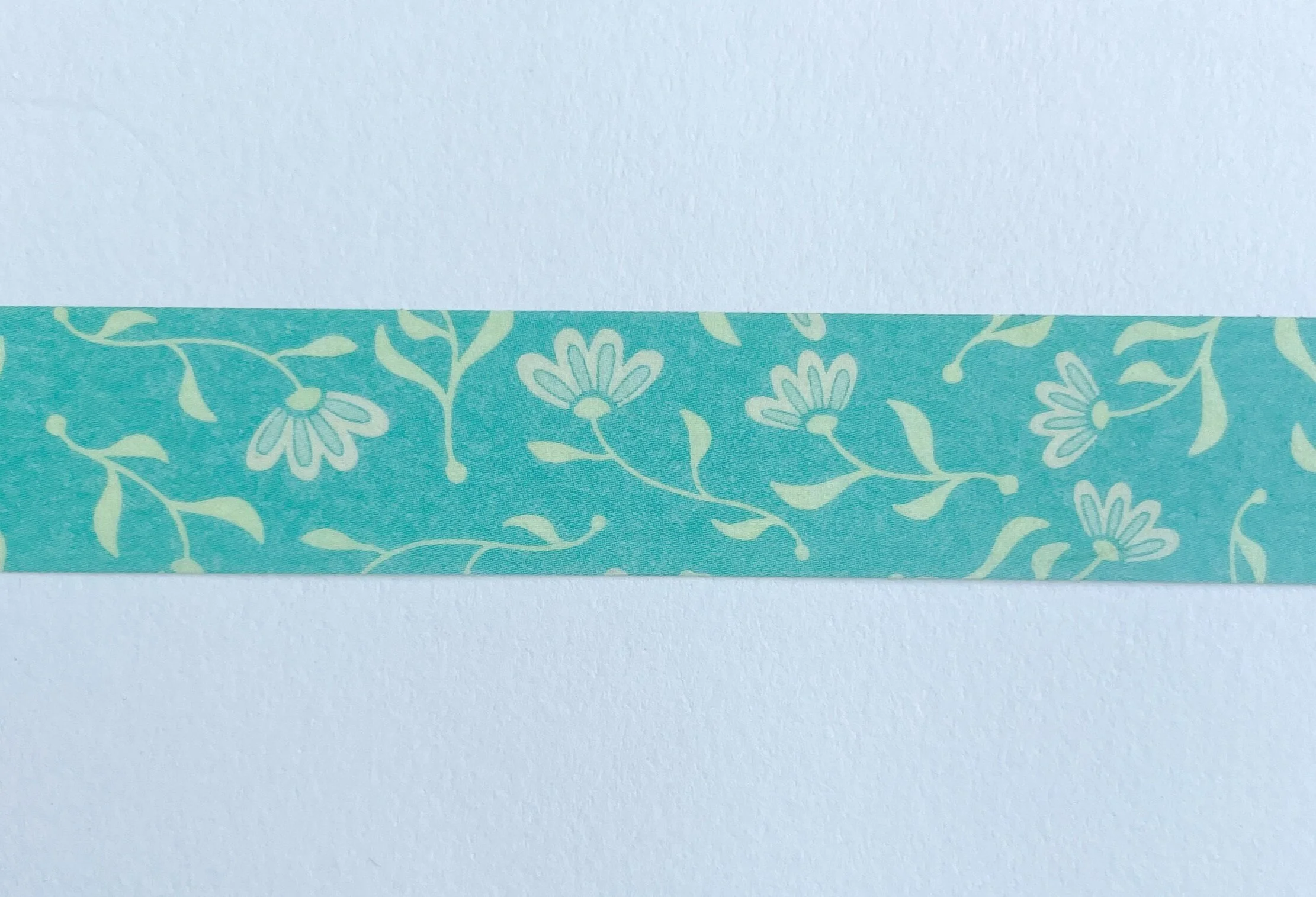 Floral washi tape for scrapbooking in green garden by Seek to Spring