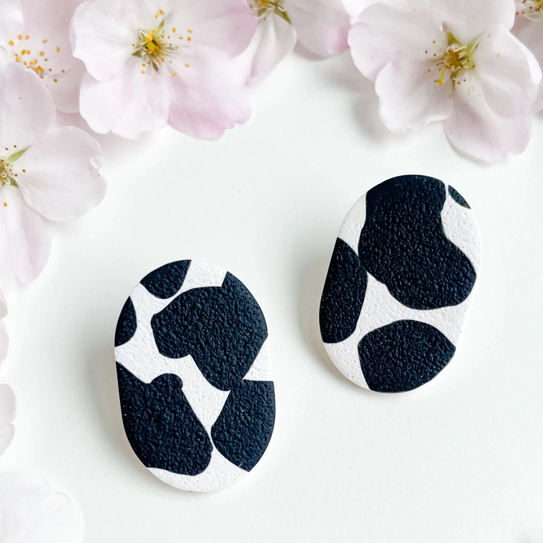 Artisan polymer clay earrings by Seek to Spring
