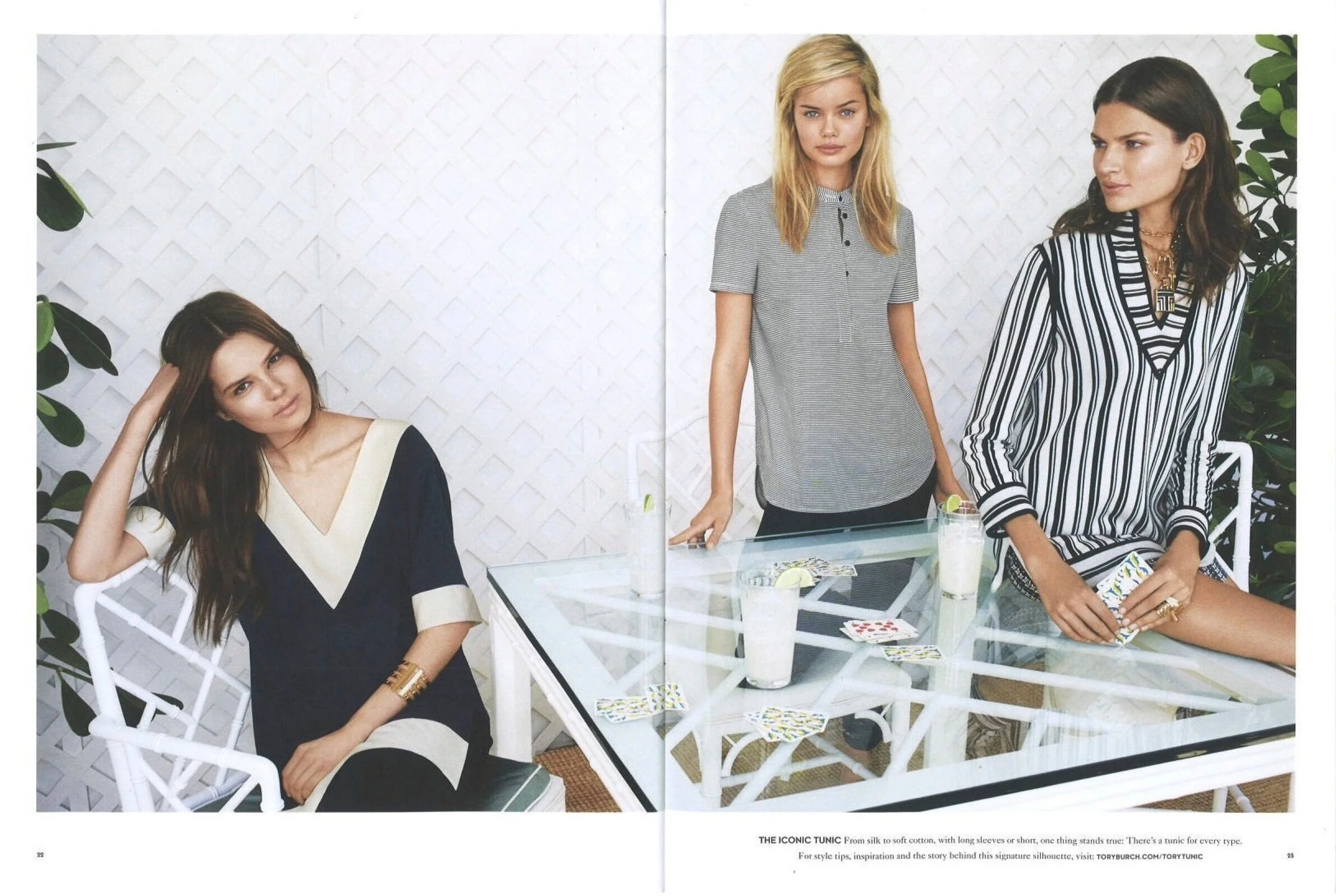 The Iconic TunicFrom silk to soft cotton, with long sleeves or short, one thing stands true: There’s a tunic for every type. For style tips, inspiration and the story behind this signature silhouette, visit: toryburch.com/torytunic
