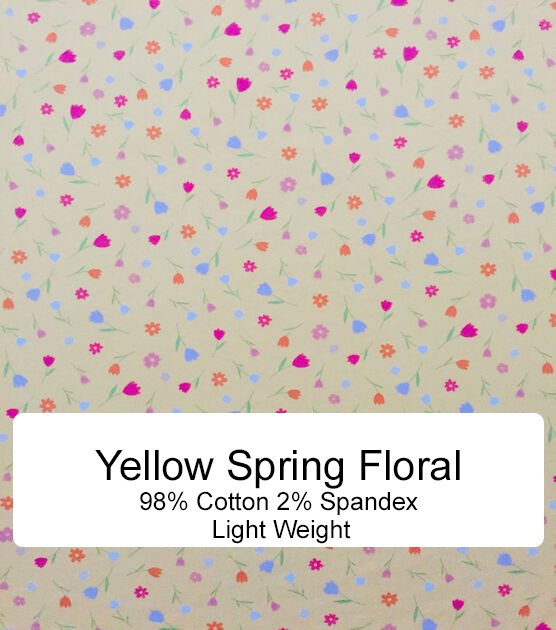 19133701 Yellow Spring Floral 98 cot 2 span.jpg