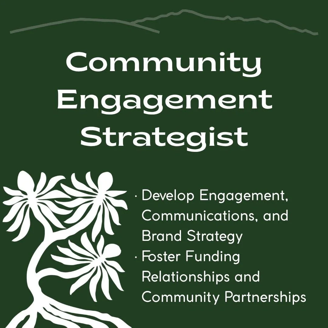 ASC is seeking to expand our team and our impact for Hawai'i Island residents. 

The Community Engagement Strategist is responsible for building the relationships, visibility, and systems that position ASC for long-term growth and an ambitious capita