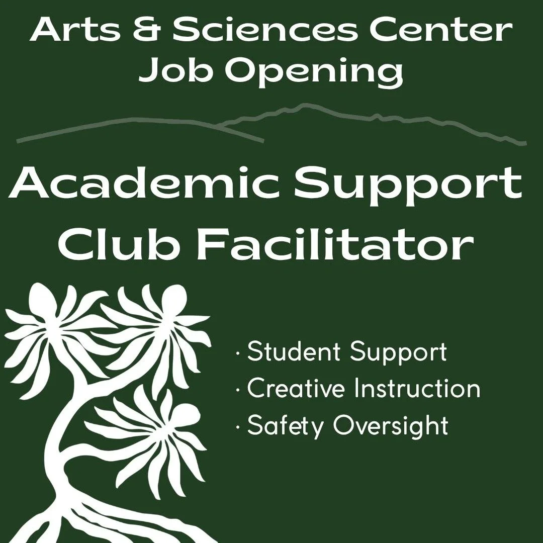 We're hiring an Academic Support Club Facilitator to provide after school enrichment instruction to students, independent of a regular classroom teacher, with a focus on grades 6-12. 

This temporary position has a set in-person schedule of M-Th from