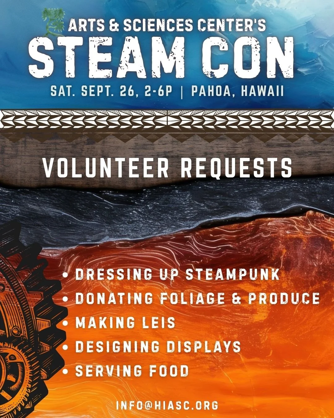 Here's our official volunteer call-out for those folks who feel more comfortable in a crowd when they have a job to do or when they get to dress up!

This entire event is powered by community participation, so we'd love to incorporate yours.

If you'