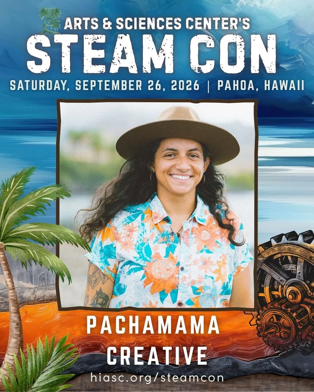 Can't wait to see the custom design that @aynitatu is bringing to STEAM-CON! 

Come early to block print with the creative delight that is Mariana who has spent years imagining designs that build community, celebrate individuality, and honor ancestra