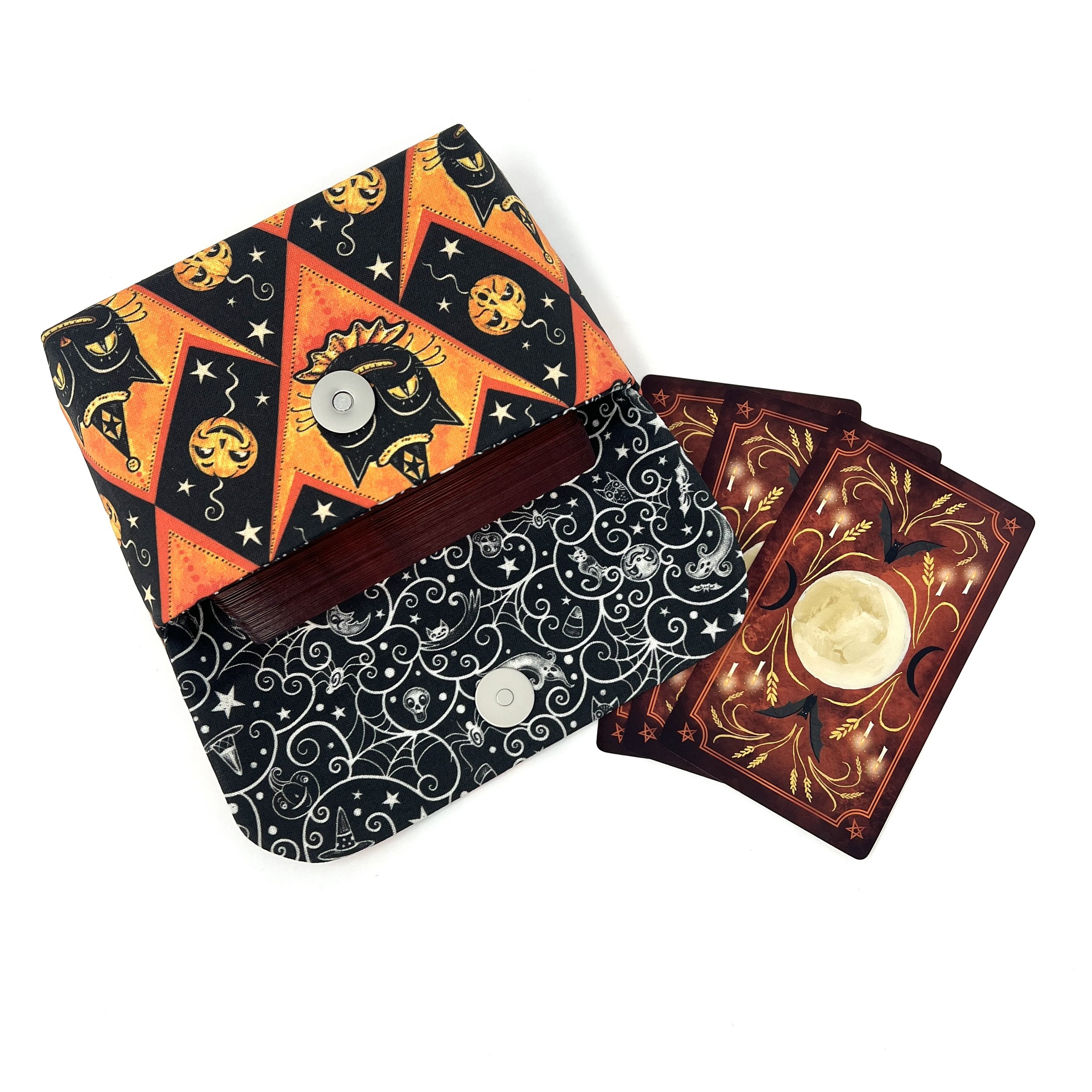 Medium Tarot Clutch - Vintage Black Cat
